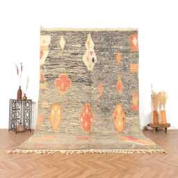 Moroccan Rug, Authentic Berber Vintage Boujaad 6x10 Rug - thumbnail 1