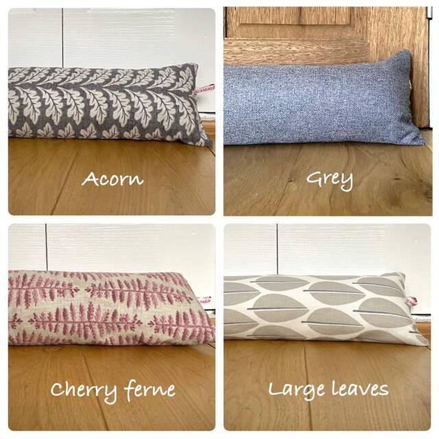 Long Fabric Draught Excluder Custom Length Door Draft Stopper - image 1