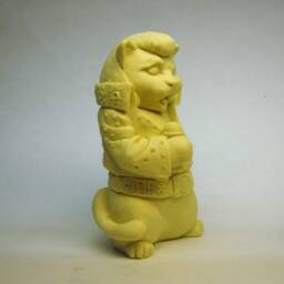Meowlvis Presley Resin Model Kit Unpainted Cat Elvis Figurine - thumbnail 3