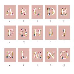 Personalised Floral Initial Key Hook - thumbnail 3
