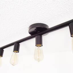 Modern Flush Mount - Rustic Multi Bulb Bar Lighting Dining Room Hallway Contemporary - thumbnail 3