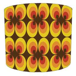 Retro 60S 70S Drum Lampshade For Ceiling Light Pendants Or Table Lamp Bases - thumbnail 4