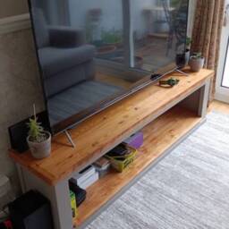 Tv Media Unit Reclaimed Vintage Style Delivery Quote Available - thumbnail 2