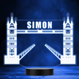 London Bridge UK Colour Changing Led Lamp Personalised Gift Night Light - Bedroom