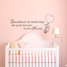 Nursery Wall Decal Smallest Things, Kids Room Decor P32 - thumbnail 1