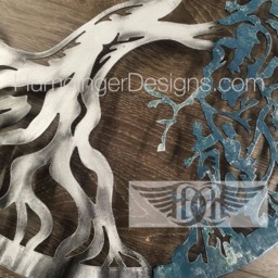 Metal Wall Art Tree Of Life - thumbnail 4