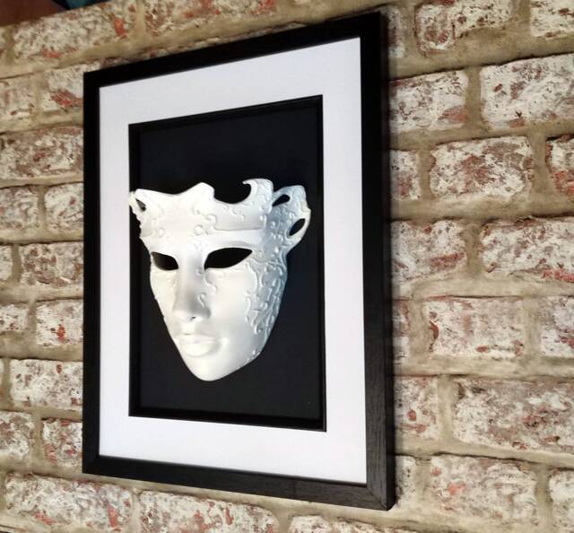 Venetian Mask Cosplay, 3D Printed Maskerade Ball, Venice Carnival Mask - image 1