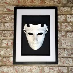 Venetian Mask Cosplay, 3D Printed Maskerade Ball, Venice Carnival Mask - thumbnail 2