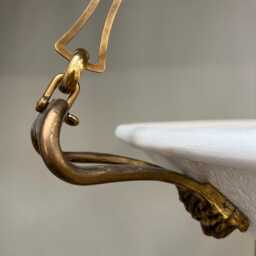 The Lions Mane Chandelier in Antique Brass Neo Classical Design - thumbnail 3