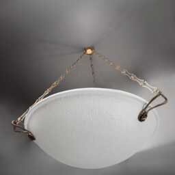 The Lions Mane Chandelier in Antique Brass Neo Classical Design - thumbnail 4