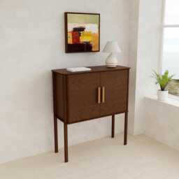 Handmade Minimalist Cabinet With Adjustable Shelves, Birch Plywood Scandinavian Storage Unit, Modern Bookshelf Or Sideboard in Many Finishes - thumbnail 1