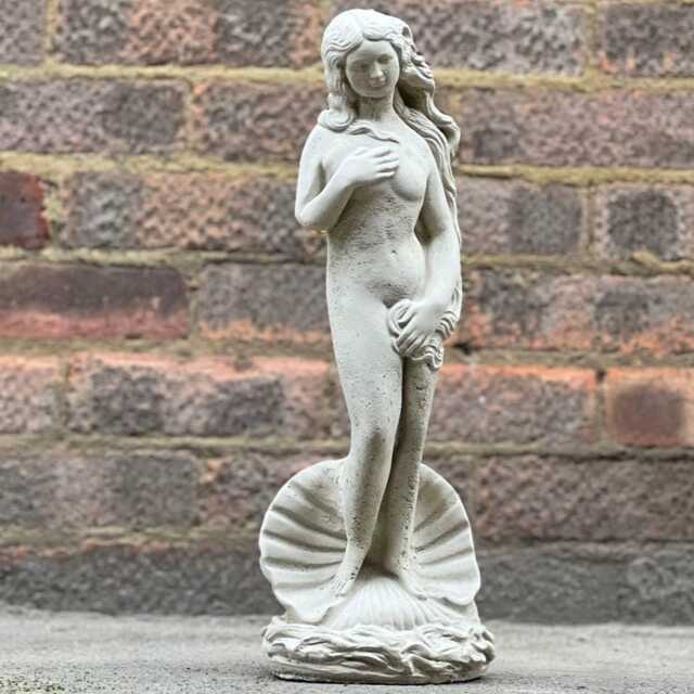 Handmade Venus Figurine Stone Birth Of Decoration Concrete Girl Statue Cement Renaissance Ornament Elegant Lady Art Garden - image 1