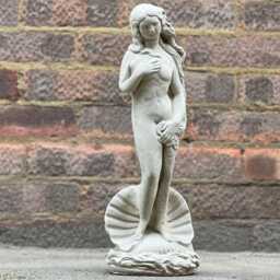 Handmade Venus Figurine Stone Birth Of Decoration Concrete Girl Statue Cement Renaissance Ornament Elegant Lady Art Garden - thumbnail 1