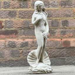 Handmade Venus Figurine Stone Birth Of Decoration Concrete Girl Statue Cement Renaissance Ornament Elegant Lady Art Garden - thumbnail 2