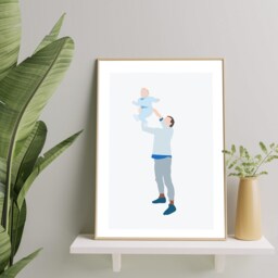 Family Poster Portrait To Personalize Personalized Illustration - thumbnail 3