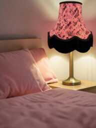 Vintage French Fabric Lamp Shades Designed & Handcrafted in The UK