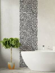Sale Abstract Patterns, Doodle Background Wall Decal, Memphis Style Decals - thumbnail 1