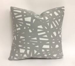 Scion - Saxony Steel Bold Geometric Twisted Woven Web Cushion Cover Handmade Throw Pillow Designer Home Decor Scatter