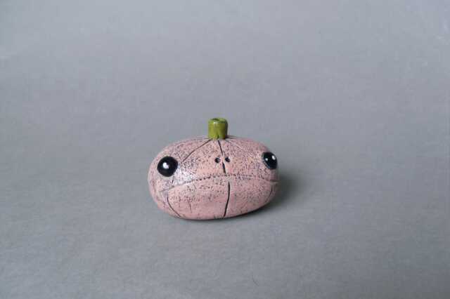 Polymer Clay Ghost Pumpkin Sculpture Spooky Halloween Decor - image 1