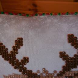 Little Diamond Dots Rudolph The Reindeer Pillow - thumbnail 3