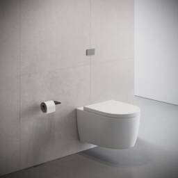 Toilet Paper Holder Stainless Steel Bathroom Organizer - thumbnail 2