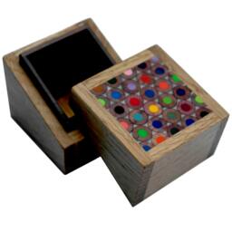 Trinket/Jewellery Box Handmade - Recycled Artist Quality Pencil Art - thumbnail 2