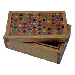 Trinket/Jewellery Box Handmade - Recycled Artist Quality Pencil Art - thumbnail 4