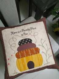 Honey Bee Decor, Cushion Cover For 16Inch Square Cushion