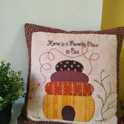Honey Bee Decor, Cushion Cover For 16Inch Square Cushion - thumbnail 2