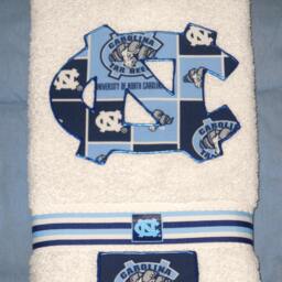 North Carolina Tarheels Hand Towel Kitchen, Bathroom, Bar, Grill, Grad Gift - thumbnail 3