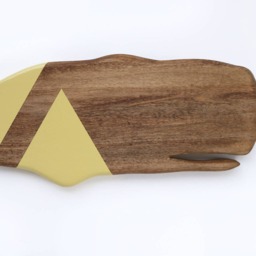 Whale Home Decor, Olive Yellow Geometric, Stained Wooden Silhouette, Minimal Scandinavian Wall Art, Boho, Nautical, Gift W1724 Modern - thumbnail 3