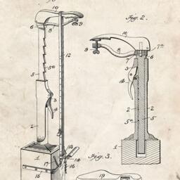 Shoemaker's Jack Patent Art Print 1899 A4/A5 Historic Fashion Shoemaking Tech Wall - thumbnail 2