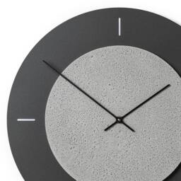 Metal-Concrete Wall Clock 17, 4 - thumbnail 2