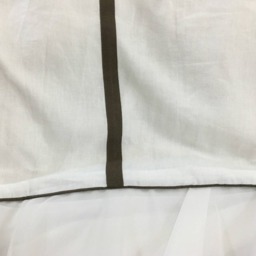 Linen Duvet Cover With Piping Finish & Stripes -White, Grey, Cream, Pink, Blue, Stripe, Chevron, 40+ Colors, Custom Size, Made - thumbnail 2
