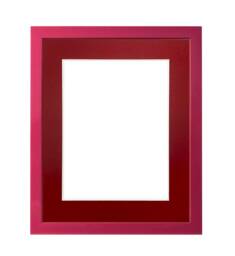 Pink 20mm Picture, Photo, Poster Frame With Red Mount