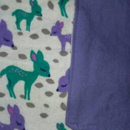 Colorful Deer Double Sided Flannel Baby Blanket - thumbnail 2