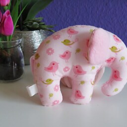 Elephant...cuddly Toy...gripping Toy...play...for Babies...gifts...birth...birthday...girl - thumbnail 2