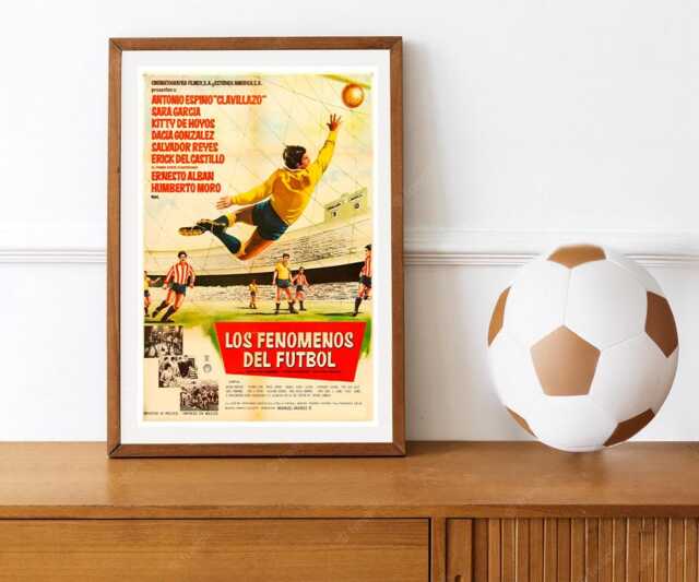 Reprint Of A Mexican Soccer Poster - image 1