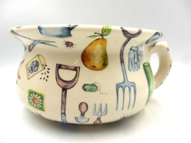Medium Chamber Pot in Gardening Design By Heron Cross Pottery - image 1