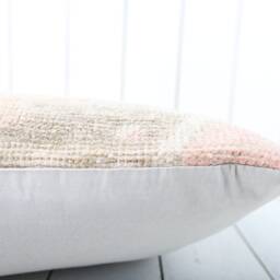 Kilim Lumbar Pillow Cover Vintage Turkish Home Decor - 12x24 Inch - thumbnail 4