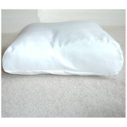 Tempur Original Travel Pillow Cover Only Small Black White Grey Case Neck Orthopaedic Cushion Cotton Thread Count Pillowcase Plain Solid - thumbnail 3
