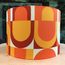 Mid Century Modern Mcm Lampshade Retro Brown 50S 60S 70S West Germany Ceiling Lighting Floor Lamp Shade - thumbnail 4