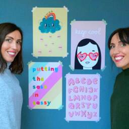 Putting The Sass in Sassy Print - A4 Or A3 Uplifting Happy Artwork Kids Interior Pink - thumbnail 3
