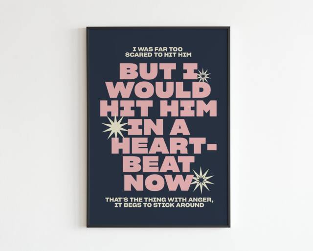 Sam Fender - Seventeen Going Under Lyrics Music A3 A4 A5 Wall Art Print Gift - image 1