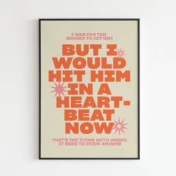 Sam Fender - Seventeen Going Under Lyrics Music A3 A4 A5 Wall Art Print Gift - thumbnail 3