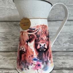Highland Cow Jug, Vase, Decoration, Highland Gifts - thumbnail 2