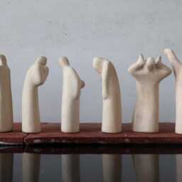 Emotion Figurines Set Play Therapy Tools, Handmade Sculpture Set - thumbnail 2