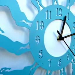 Metal Clock, Wall Animal Prancing Horse Clock - thumbnail 4