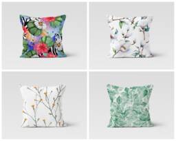 Tapestry Cushion Cover/Fresh Spring Green Pillow Cover-Home Decor Cover-Gift For Pillow-Handmade Material/Garden Furniture Decoration - thumbnail 1