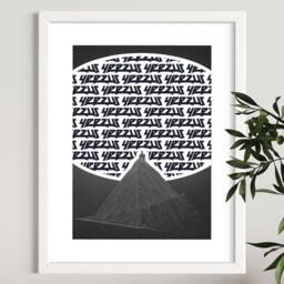 Kanye West Fashion Vintage Poster - Yeezus -A2 A3 A4 Framed Print Wall Art - thumbnail 2